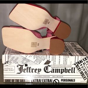 Brand new, Jeffrey Campbell Red and Pink Suede